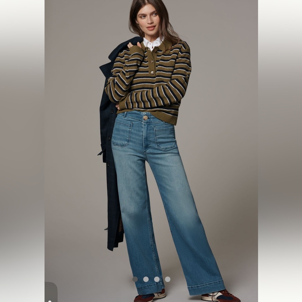 Maeve Colette Wide Leg Jean 31P